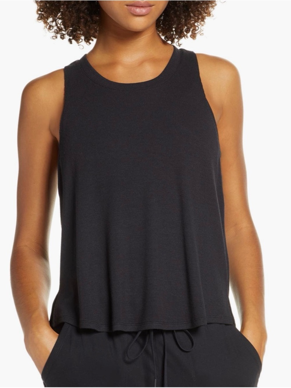 Zella Splits Ribbed Tank